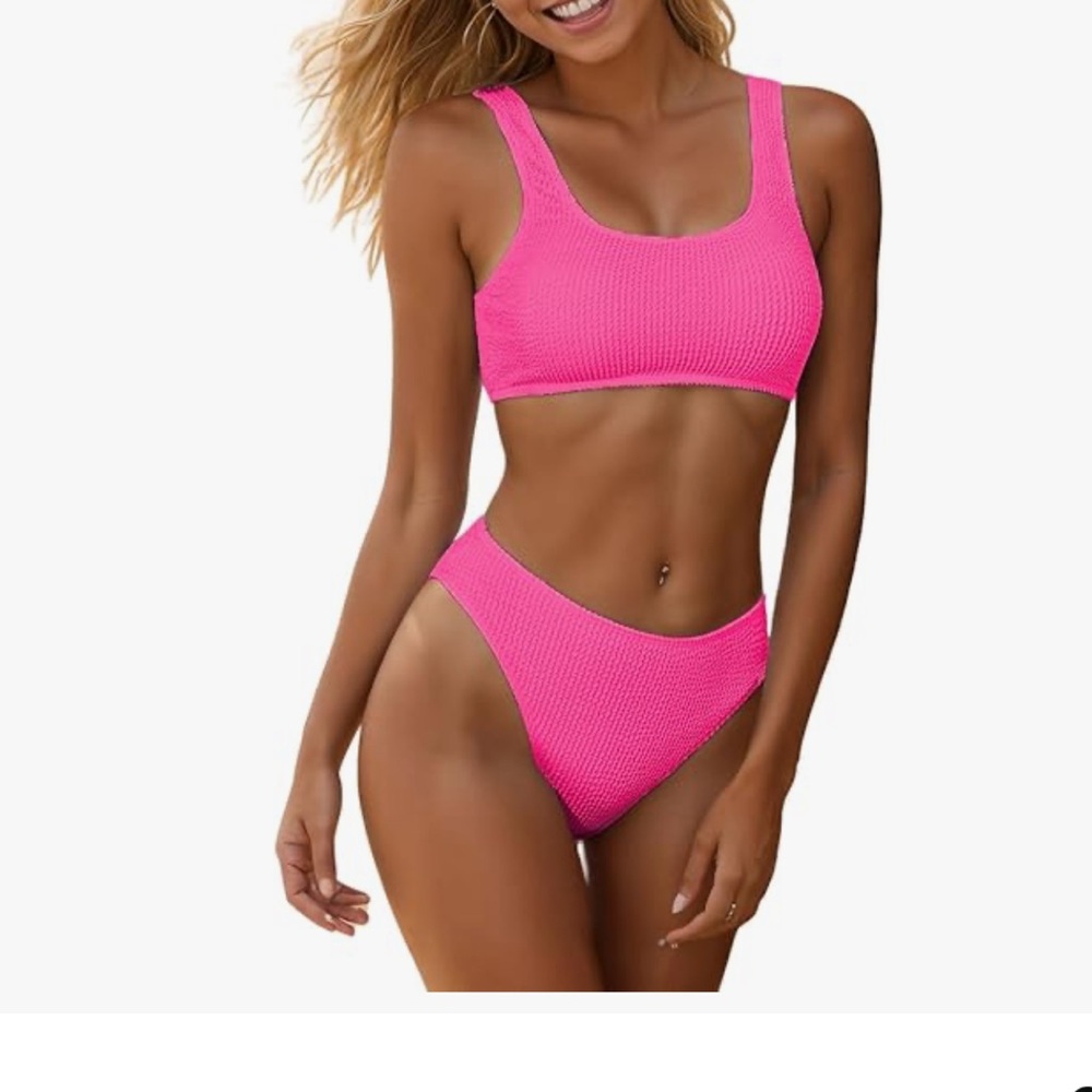 Hot Pink Activewear Bikini